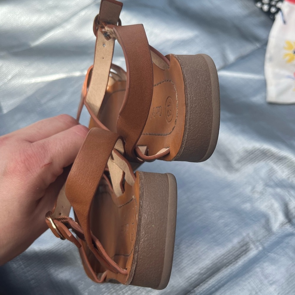 Lillian Ankle Strap Sandals from Cat & Jack, Girl Size: 13